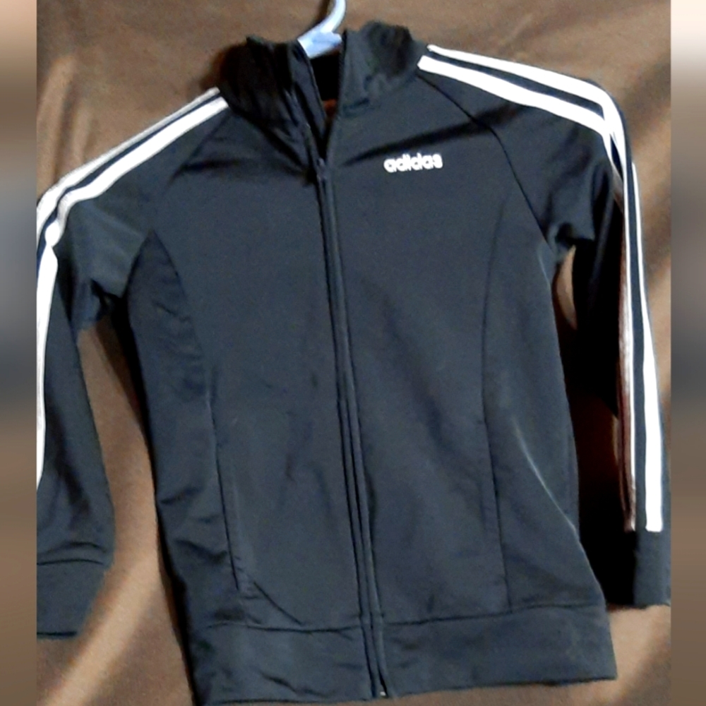 Worn 1 time Boys size 6 adidas jacket